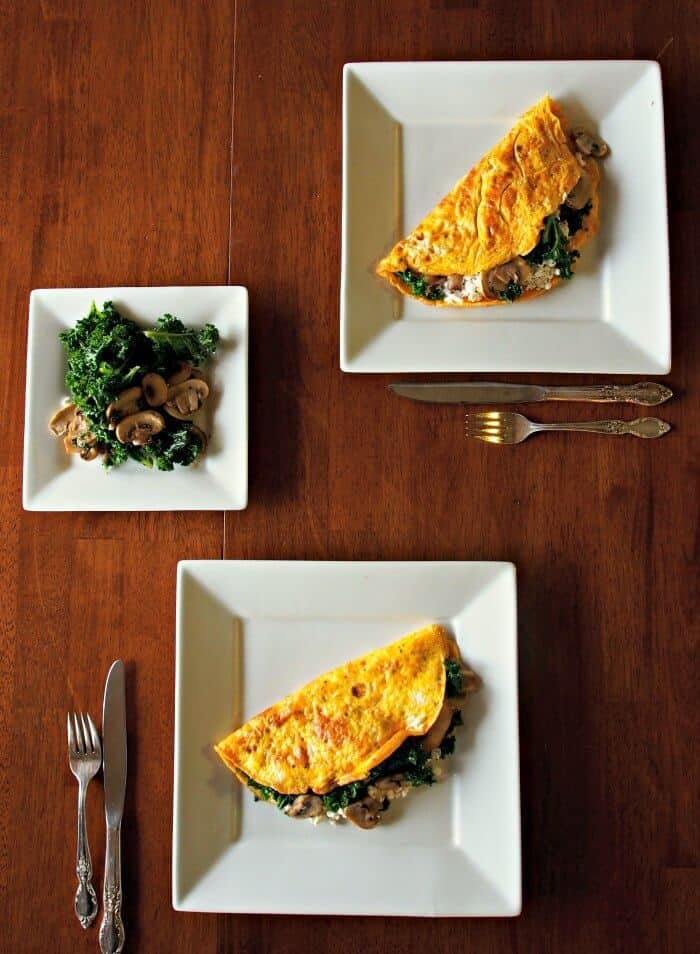 High Protein Breakfast - High Protein Cottage Cheese Omelette
