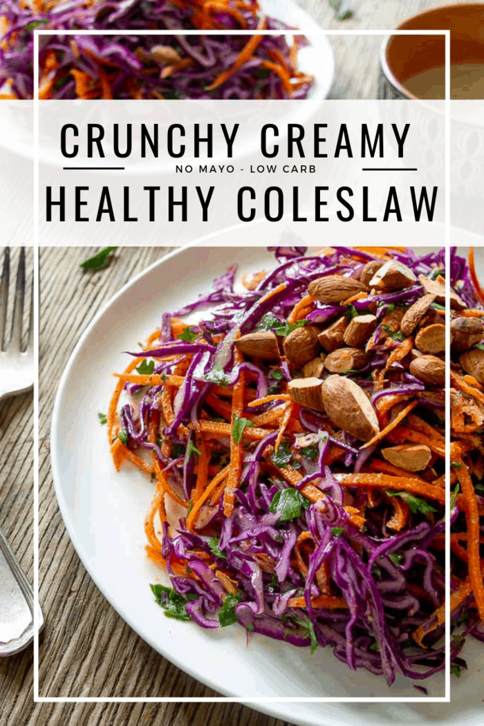Healthy Coleslaw Recipe for Pinterest